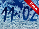 Frost Clock Screensaver - Winter Screensaver for Windows 10