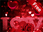 Romantic Hearts Screensaver - Windows 10 Valentine Screensavers