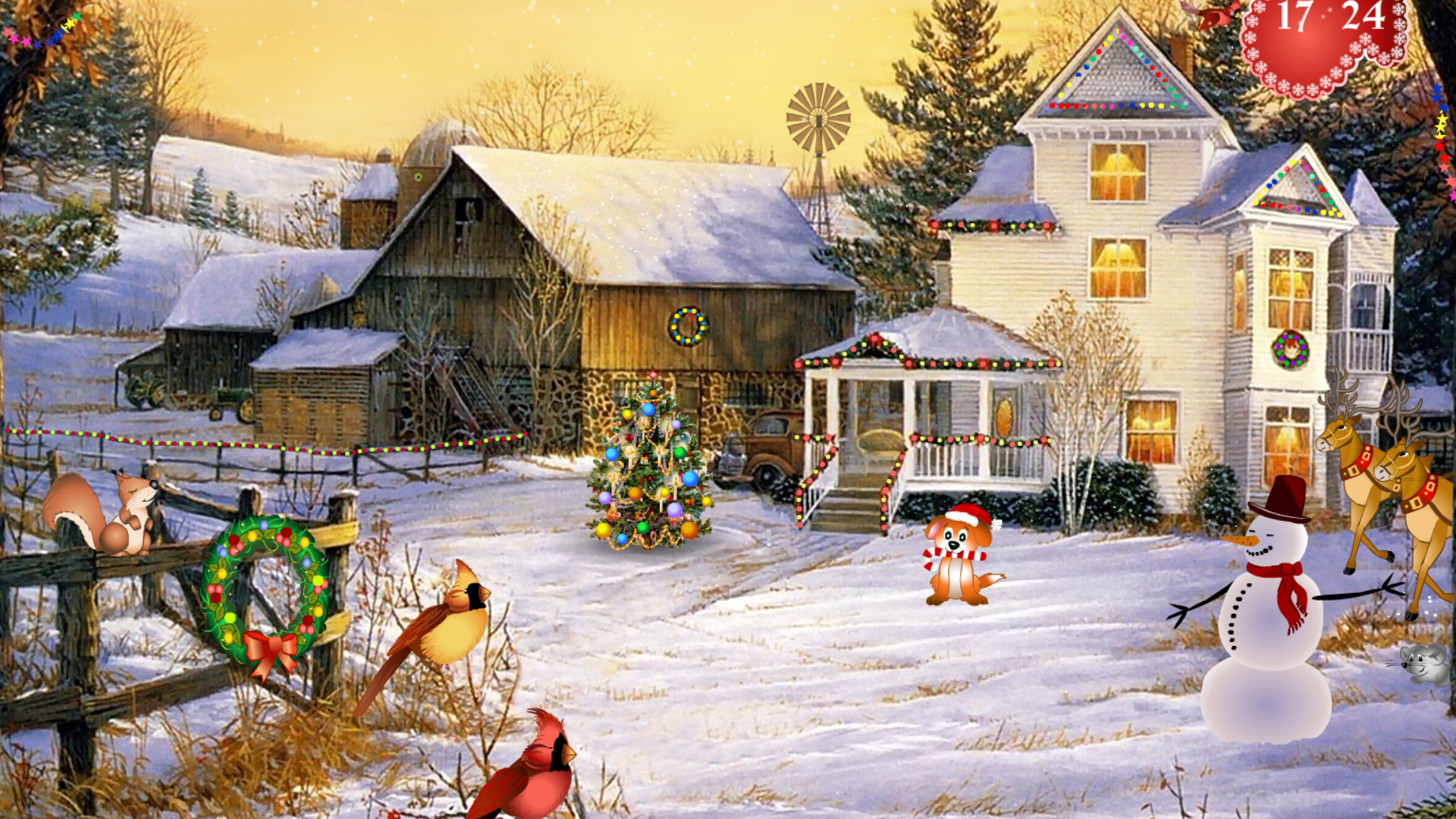 Windows 10 Holiday Screensaver - Christmas Fantasy Screensaver