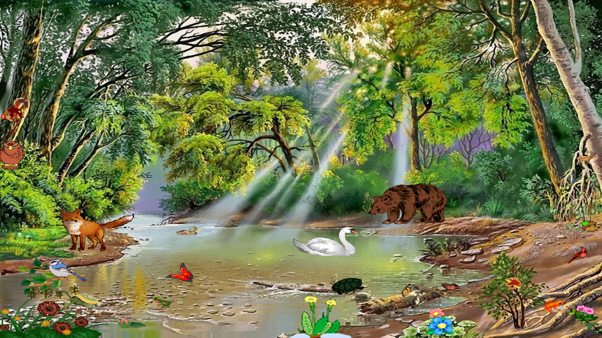 nature animated screensaver
