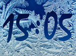 Frost Clock Screensaver - Winter Screensaver for Windows 10 - Screenshot 2