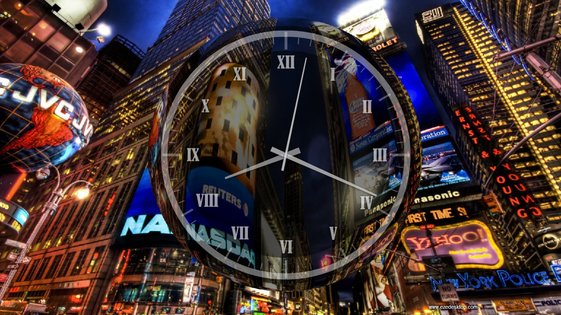clock screensaver mac