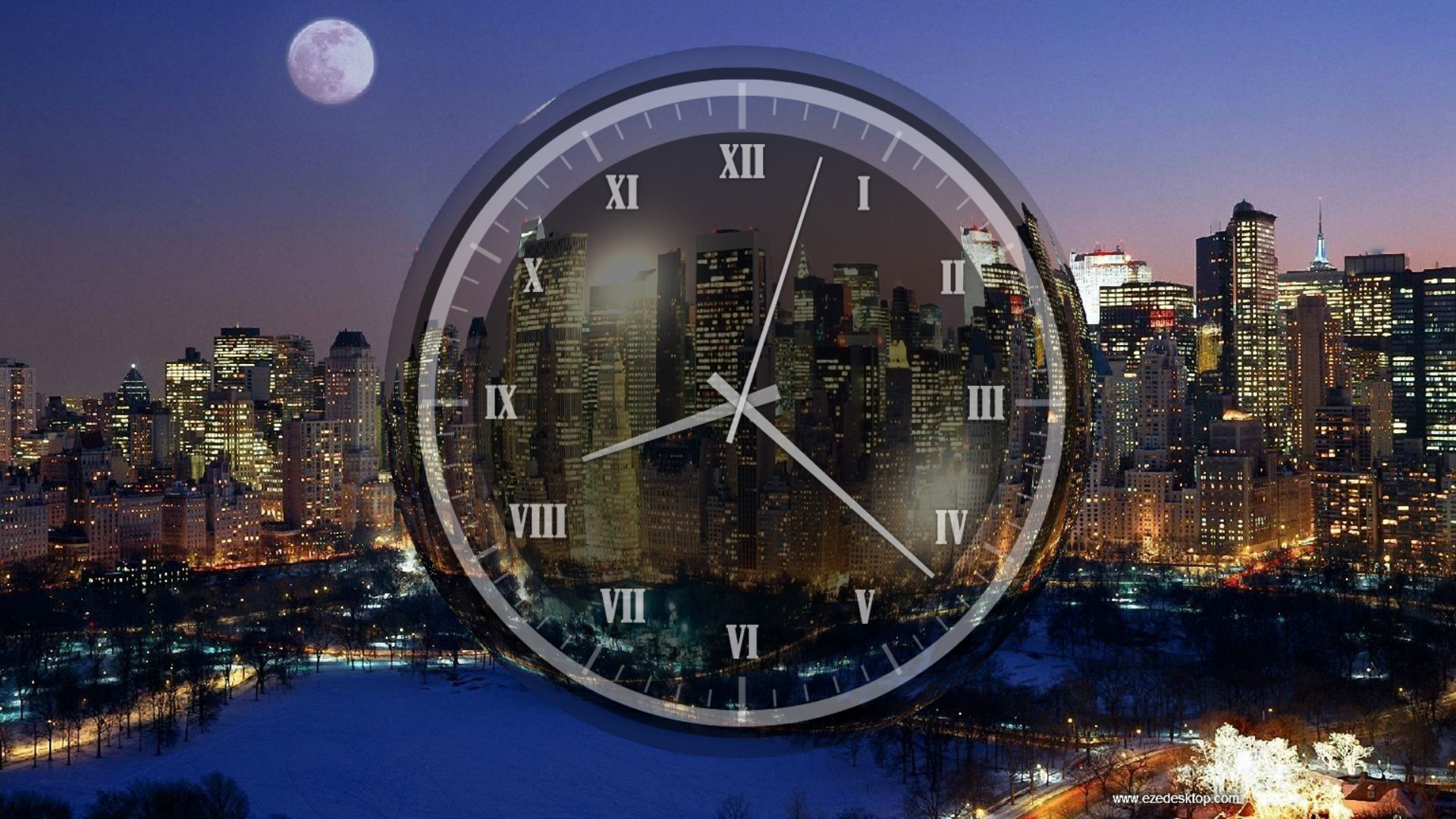 how to set analog clock in windows 10