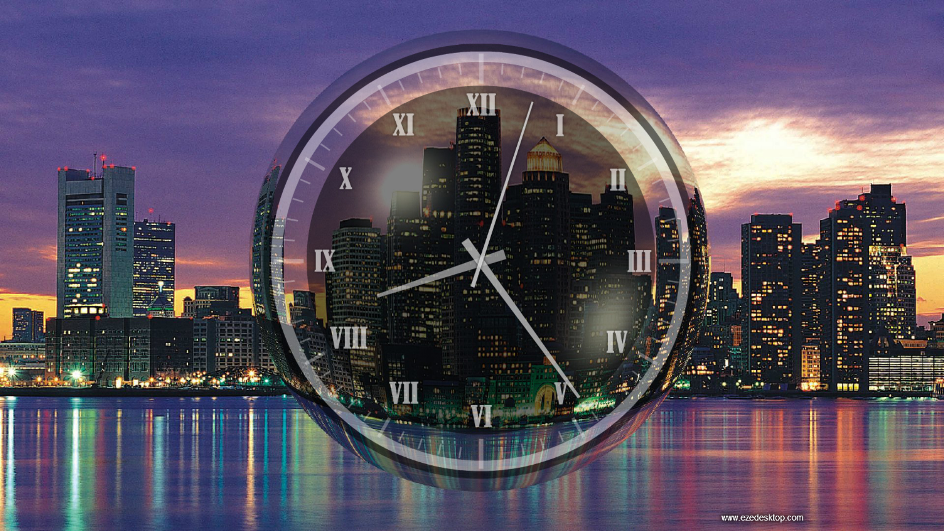 digital desktop clock windows 10